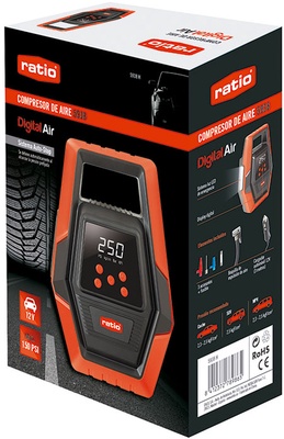 Bomba Mini Compresor Aire 12V Ratio