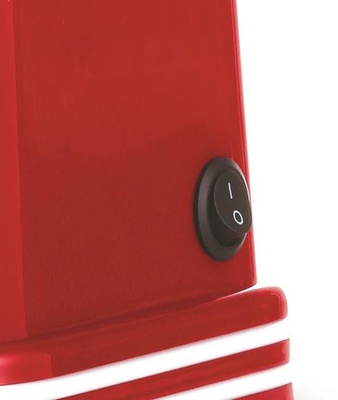 M�quina de Palomitas 1200W Vintage Roja