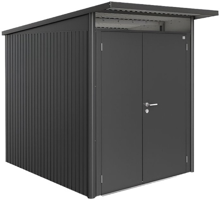 Caseta AvantGarde 180 x 260 x 218 gris oscuro con doble puerta