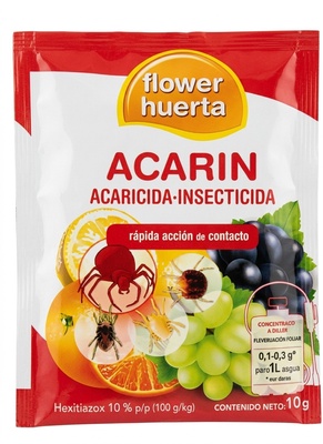 Acaricida Larvicida Acarin Flower 10 gr
