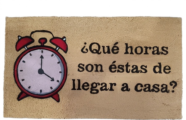 Felpudo Coco 40x70 Horas de Llegar
