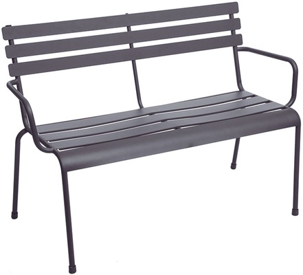 Banco Jardín Metálico Grafito Banco Jardín Metálico Grafito