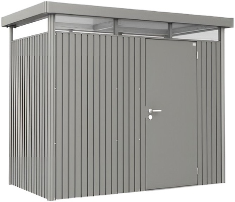 Caseta HighLine de chapa de acero 275 x 235 x 222 con puerta doble Caseta HighLine de chapa de acero 275 x 235 x 222 con puerta doble
