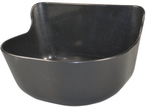 Comedero Negro 8,5 Litros para Terneros y Ovejas