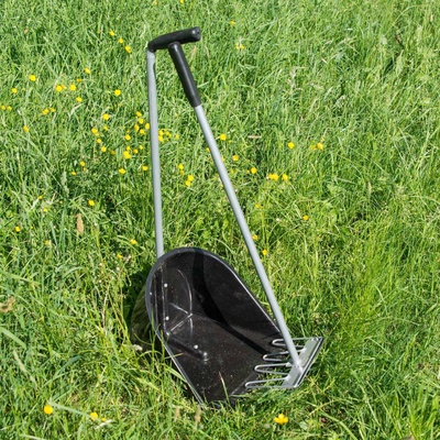 Recogedor Estiercol con Rastrillo