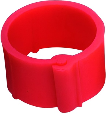 Pack 25 Anillas Clip Rojas 8 mm