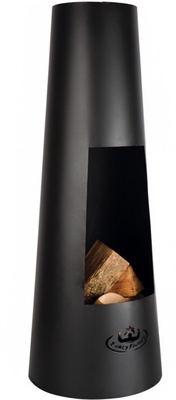 Calefactor de Terraza Le�a Redondo Metal