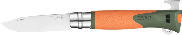 Navaja Opinel N�12 Explore Naranja/Verde Blister 
