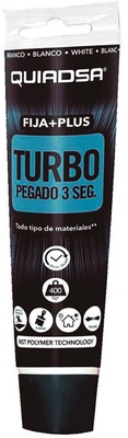 Adhesivo Fija Plus Turbo 150 ml Blanco Adhesivo Fija Plus Turbo 150 ml Blanco