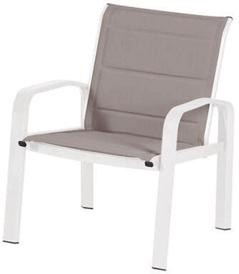 Conjunto Jardin Elyn Blanco 2 Sillones + Sofa + Mesa
