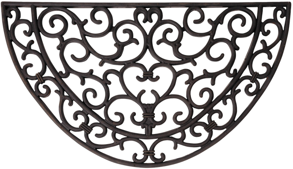 Felpudo Goma Semicircular 68x40cm