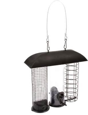 Comedero Pajaros Tres en Uno