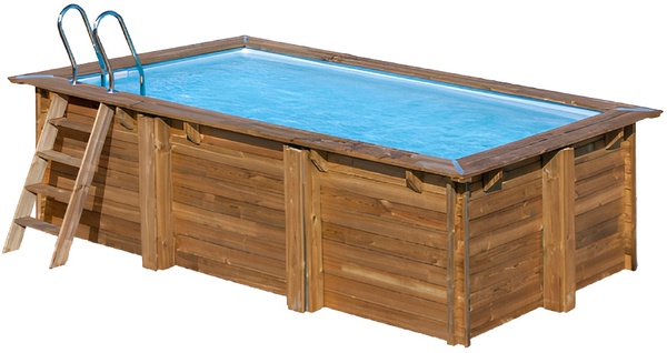 Piscina Sunbay Madera Rectangular  420x270x117 cm