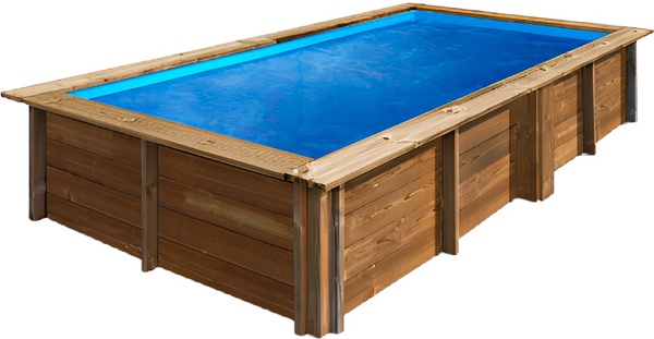 Piscina Sunbay Madera Rectangular 375x200x68 cm Piscina Sunbay Madera Rectangular 375x200x68 cm