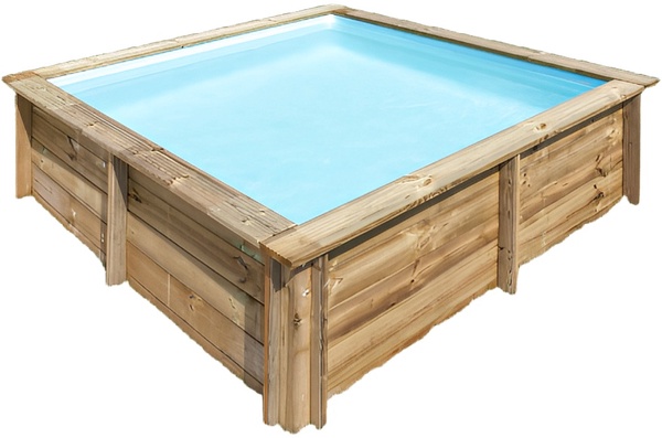 Piscina Sunbay Madera Cuadrada 225x225x68 cm Piscina Sunbay Madera Cuadrada 225x225x68 cm