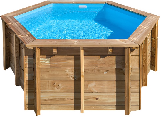 Piscina Sunbay Madera Redonda �500 x 127 cm