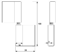 Pernio Pala Larga 699 16x100 mm