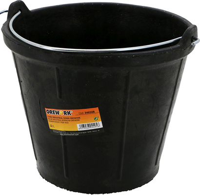 Cubo industrial de goma 12LT