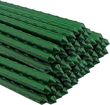 Pack 50 Unidades Tutor Acero Plastificado 150 cm 11mm Pack 50 Unidades Tutor Acero Plastificado 150 cm 11mm