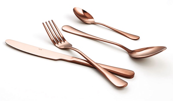 Set 24 Cubiertos Cobre Celebrart QD