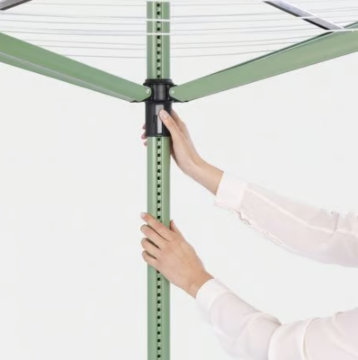 Tendedero Rotary Lift-O-Matic 4 Brazos 50 Metros Leaf Green con Accesorios