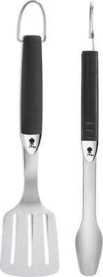 Kit Utensilios Premium - Modelo peque�o, 2 Piezas, Acero Inoxidable, Negro