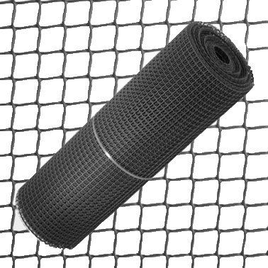 Red Plastico Antracita 9x9 mm 25 Metros