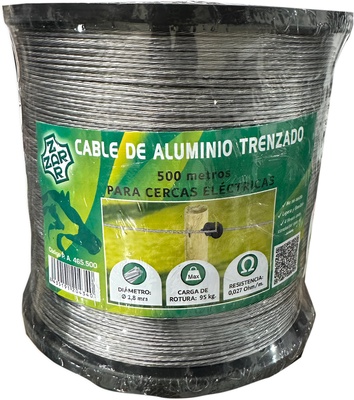 Cable de Aluminio Trenzado 1,8 mm 500 Metros