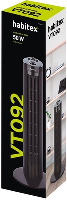 Ventilador de Torre Negro VTR-92