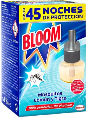 Bloom Insecticida Electrico Antimosquitos Recambio 45 Noches