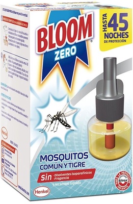 Bloom Zero Insecticida Electrico Antimosquitos Recambio 45 Noches Bloom Zero Insecticida Electrico Antimosquitos Recambio 45 Noches