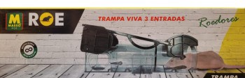 Trampa ratonesViva 3 Entradas Roe