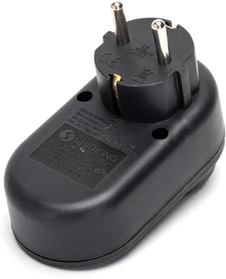 Enchufe Conversion Aleman 16A Negro