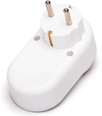 Enchufe Conversion Aleman 16A Blanco