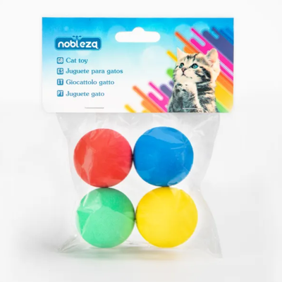 Juguete Pelota para Gatos 4 Colores