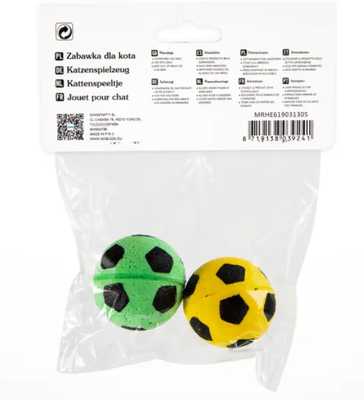 Juguete Pelota Futbol para Gatos Colores Surtidos