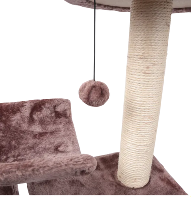 Arbol Rascador Marron para Gatos