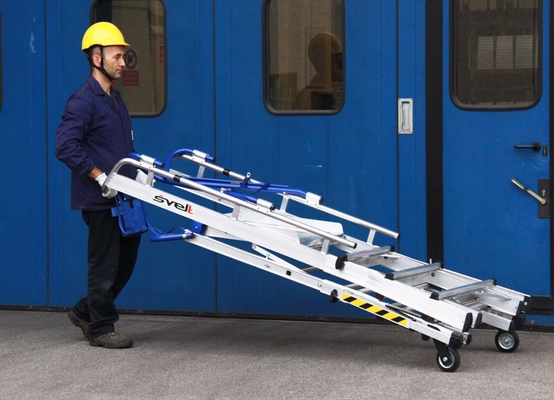 Escalera Telefly Profesional Telescopica Alum. 5 Pelda�os