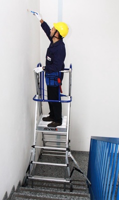 Escalera Telefly Profesional Telescopica Alum. 7 Pelda�os