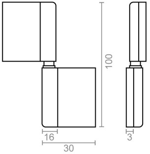 Pernio Pala 696 16x100mm PU