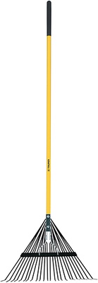Escoba Metalica Jardin 24 Dientes con Mango
