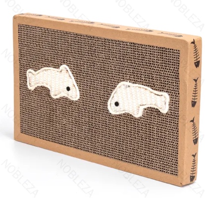 Rascador para Gatos Marron con Hierba Rascador para Gatos Marron con Hierba