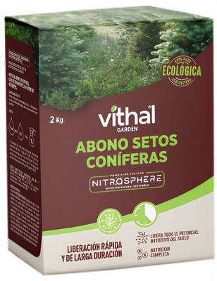 Vithal Abono Setos y Coniferas Nitrosphere Plus 2kg Vithal Abono Setos y Coniferas Nitrosphere Plus 2kg