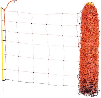 Malla Electrificable Ovejas 90cm Naranja 50 Metros