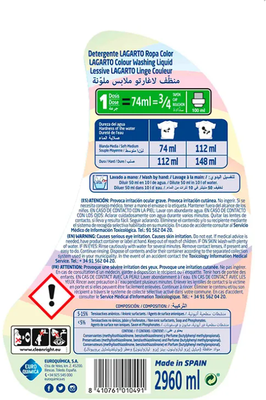 Detergente Lagarto Color 40 Lavados