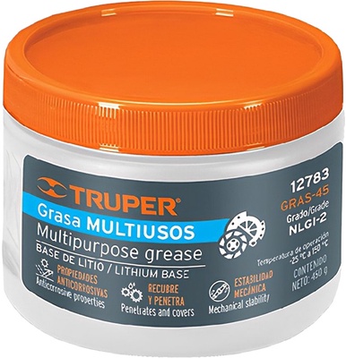 Grasa Lubricante de Litio 450 g Truper Grasa Lubricante de Litio 450 g Truper