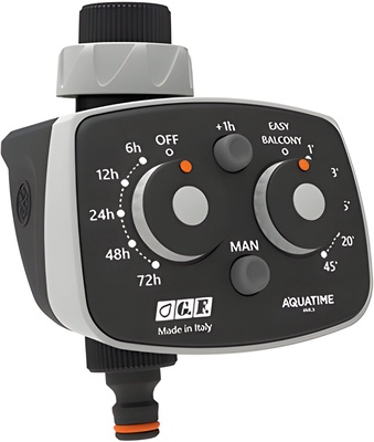 Programador de Riego con 27 Programas Aquatime Due.5