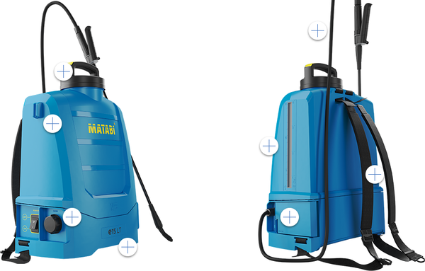 Pulverizador Electrico Matabi Evolution E15 Lt