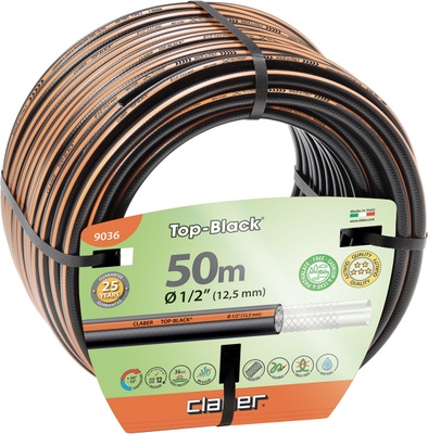 Manguera Riego Claber Top Black 50 Metros 1/2