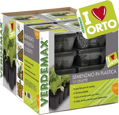 Semillero de Plastico - 5 piezas cm 18 x 13.5 xh 5.5